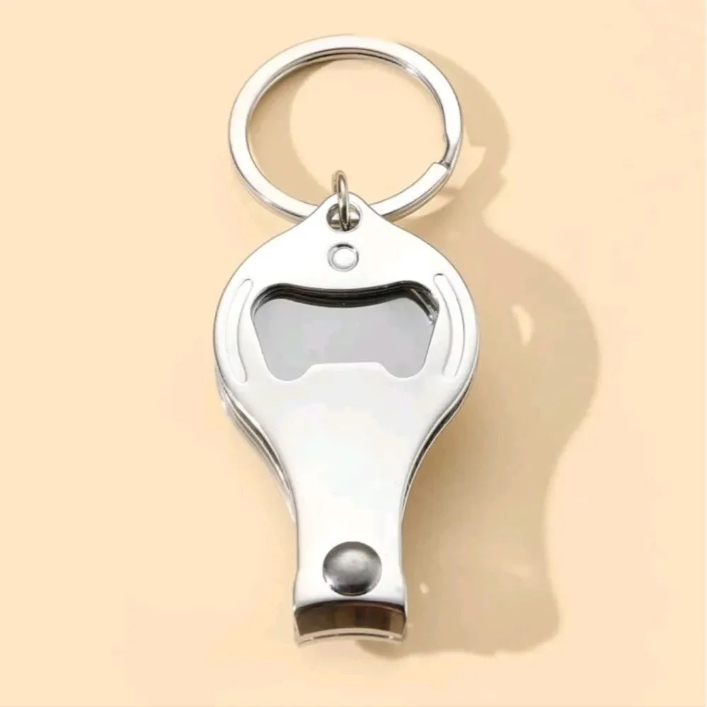 New Best Dad keychain with nail clippers and bottle opener